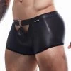 Boxer Cut4Men Blackleatherlike BL4CK03 -Boutique De Lingerie Boxer c4m BL4CK03 noir m