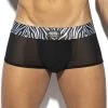 Boxer ES Collection Zebra C-Through UN538 -Boutique De Lingerie Boxer es UN538 noir m
