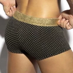Boxer ES Collection Luxury UN561 -Boutique De Lingerie Boxer esco UN561 noir 3