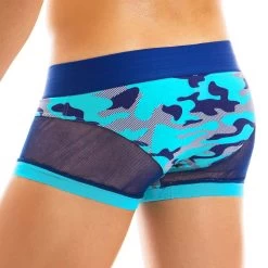 Boxer Modus Vivendi Camo C-Through 10923 -Boutique De Lingerie Boxer modus 10923 bleu 3