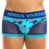 Boxer Modus Vivendi Camo C-Through 10923 -Boutique De Lingerie Boxer modus 10923 bleu m