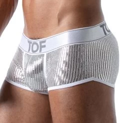 Boxer Star TOF PARIS TOF171A 7 Boxer Star TOF PARIS TOF171A -Boutique De Lingerie Boxer tof TOF171A argent 4