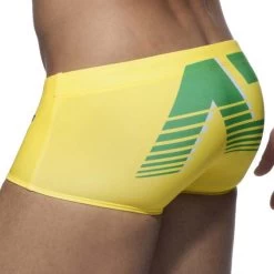 Boxer De Bain Addicted ADS154 -Boutique De Lingerie Boxerbain addicted ADS154 jaune 4