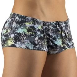 Boxer De Bain FEEL ErgoWear Zigzag EW1057 -Boutique De Lingerie Boxerbain ergo EW1057 blanc 4