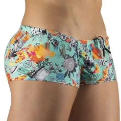 Boxer De Bain FEEL ErgoWear Voyager EW1063 -Boutique De Lingerie Boxerbain ergo EW1063 turquoise 4