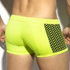 Boxer De Bain ES Collection Disco Pop 2117 -Boutique De Lingerie Boxerbain esco 2117 jaune 3