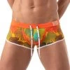 Boxer De Bain Floral Swim TOF PARIS TOF192J -Boutique De Lingerie Boxerbain tof TOF192J jaune m