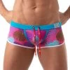 Boxer De Bain Floral Swim TOF PARIS TOF192P -Boutique De Lingerie Boxerbain tof TOF192P rose m