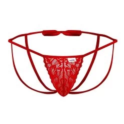 Jock Strap Candyman Bow 99606 -Boutique De Lingerie JockStrap candy 99606 rouge 9