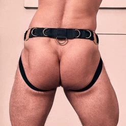 Jock Strap Couple GAYPLAY 7 Jock Strap Couple GAYPLAY -Boutique De Lingerie JockStrap gayplay JOCKCOU noir 3