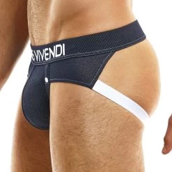Jock Strap Modus Vivendi Jeans 05011 -Boutique De Lingerie JockStrap modus 05011 bleu 4