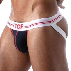 Jock Strap French TOF PARIS TOF159BU 9 Jock Strap French TOF PARIS TOF159BU -Boutique De Lingerie JockStrap tof TOF159BU bleu 4
