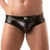 Jock Strap Vinyl TOF PARIS TOF183N 1 Jock Strap Vinyl TOF PARIS TOF183N -Boutique De Lingerie JockStrap tof TOF183N noir m