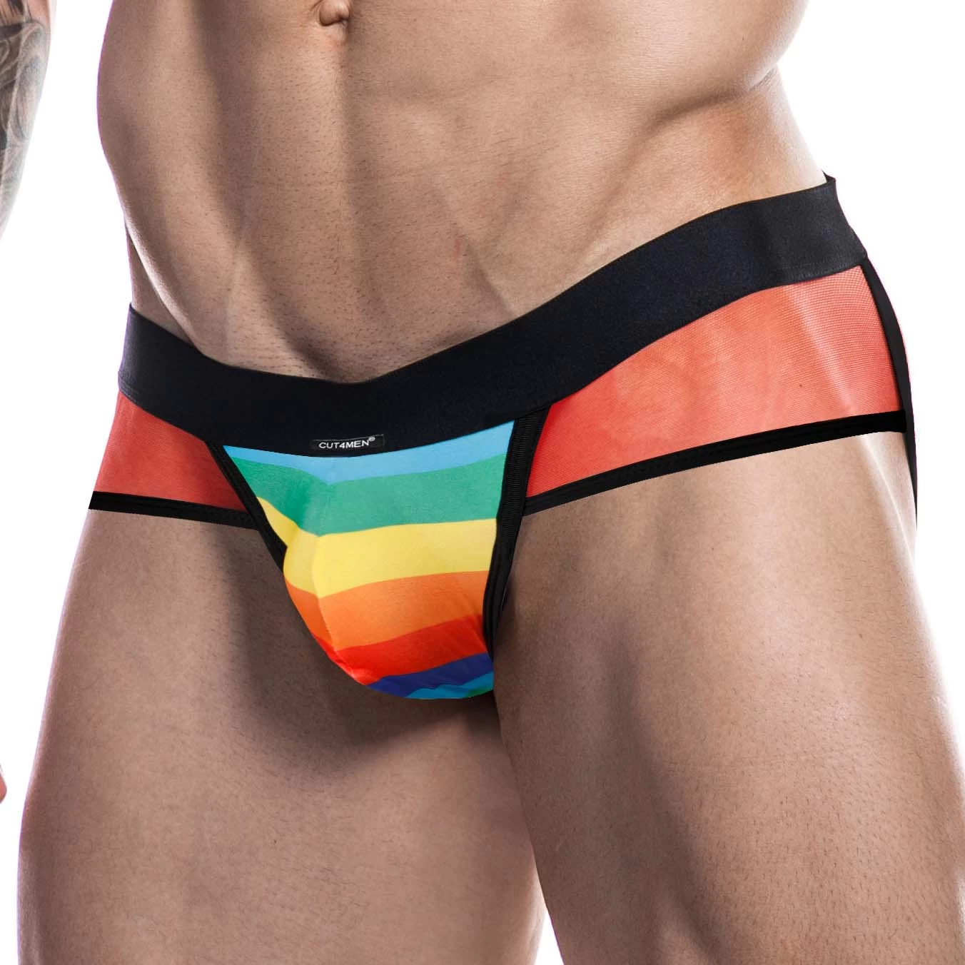 Jock Strap Cut4Men Rainbow C4M13 3 Jock Strap Cut4Men Rainbow C4M13