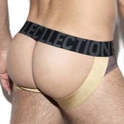 Jock Strap ES Collection Wild Print UN330 -Boutique De Lingerie Jockstrap escollection UN330 marron 3