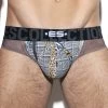 Jock Strap ES Collection Wild Print UN330 -Boutique De Lingerie Jockstrap escollection UN330 marron m