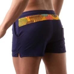 Short De Bain Floral Swim TOF PARIS TOF194J 8 Short De Bain Floral Swim TOF PARIS TOF194J -Boutique De Lingerie Shortbain tof TOF194J jaune 3