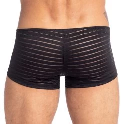 Shorty L Homme Invisible Back To Black MY18BTB -Boutique De Lingerie Shorty hi MY18BTB noir 3