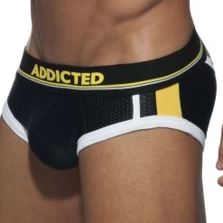Slip Empty Bottom Addicted Open Sport AD740 -Boutique De Lingerie Slip addicted AD740 noir 4