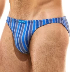 Slip De Bain Modus Vivendi Trapped Camo BS2111 -Boutique De Lingerie Slipbain modus BS2111 raye 4