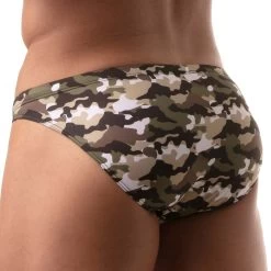 Slip De Bain Iconic Swim TOF PARIS TOF205K 16 Slip De Bain Iconic Swim TOF PARIS TOF205K -Boutique De Lingerie Slipbain tof TOF205K camo 3 1