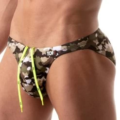 Slip De Bain Iconic Swim TOF PARIS TOF205K 17 Slip De Bain Iconic Swim TOF PARIS TOF205K -Boutique De Lingerie Slipbain tof TOF205K camo 4 1