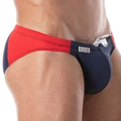 Slip De Bain Holidays Swim TOF PARIS TOF249BM 9 Slip De Bain Holidays Swim TOF PARIS TOF249BM -Boutique De Lingerie Slipbain tof TOF249BM bleu 4