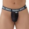 String Candyman Trouble Maker Lace 99618 -Boutique De Lingerie String candy 99618 noir m