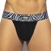 String ES Collection Zebra C-Through UN541 -Boutique De Lingerie String es UN541 noir m