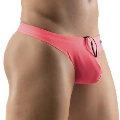 String De Bain X4D ErgoWear Neon EW1222 -Boutique De Lingerie Stringbain ergowear EW1222 corail 4