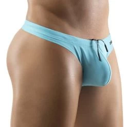 String De Bain X4D ErgoWear Neon EW1220 -Boutique De Lingerie Stringbain ergowear ew1220 turquoise 4