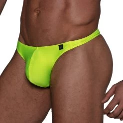 String De Bain Neon TOF PARIS TOF270JF -Boutique De Lingerie Stringbain tof TOF270JF jaune 4