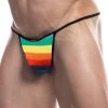Tanga Cut4Men Rainbow C4M12 -Boutique De Lingerie Tanga c4m C4M12 multicolor m