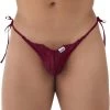 Tanga Candyman Lace Heart 99579 -Boutique De Lingerie Tanga candy 99579 bordeau m