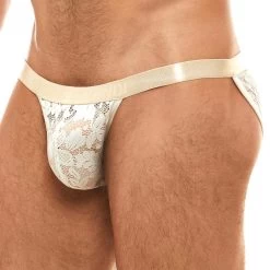 Tanga Modus Vivendi Floral Lace 04112 -Boutique De Lingerie Tanga modus 04112 blanc 4