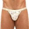 Tanga Modus Vivendi Floral Lace 04112 -Boutique De Lingerie Tanga modus 04112 blanc m