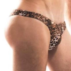 Tanga Wojoer Brauner Leo SP3B10 -Boutique De Lingerie Tanga wojoer SP3B10 maron 4