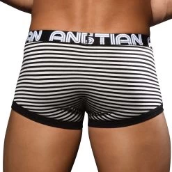 Boxer Andrew Christian Fly Stripe Almost Naked 92739 -Boutique De Lingerie boxer ac 92739 noir 3