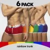 Pack De 6 Boxers Addicted Rainbow AD1143P -Boutique De Lingerie boxer ad ad1143p cmod m