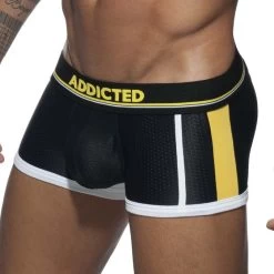 Boxer Empty Bottom Addicted Open Sport AD741 -Boutique De Lingerie boxer addicted ad741 noir 4