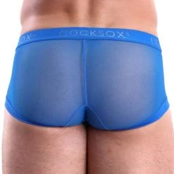 Boxer CockSox Tranquil Blue CX68ME 7 Boxer CockSox Tranquil Blue CX68ME -Boutique De Lingerie boxer cocksox cx68me bleu 3