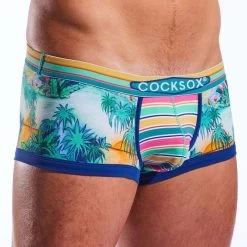 Boxer CockSox Florida Keys CX68N -Boutique De Lingerie boxer cocksox cx68n jaune 4