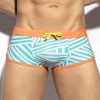Boxer De Bain ES Collection Uganda Double Side 2319 -Boutique De Lingerie boxer esco 2319 turquoise m