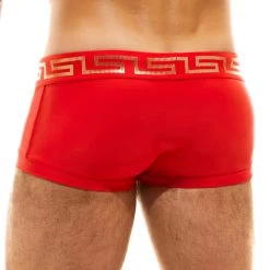 Boxer De Bain Modus Vivendi Glam Meander AS2121 -Boutique De Lingerie boxerbain as2121 rouge 3