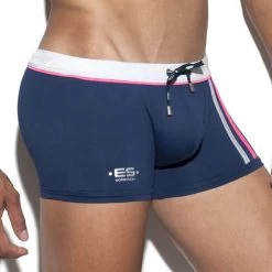 Boxer De Bain ES Collection Rob 1803 -Boutique De Lingerie boxerbain escollection 1803 bleu 4