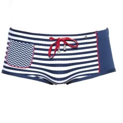 Boxer De Bain ES Collection Sailor 1921 -Boutique De Lingerie boxerbain escollection 1921 bleu 9
