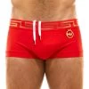 Boxer De Bain Modus Vivendi Glam Meander AS2121 -Boutique De Lingerie boxerbain modus as2121 rouge m