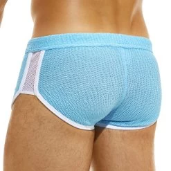 Boxer De Bain Modus Vivendi Wavy ES2321 -Boutique De Lingerie boxerbain modus es2321 bleu 3