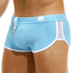 Boxer De Bain Modus Vivendi Wavy ES2321 -Boutique De Lingerie boxerbain modus es2321 bleu 4