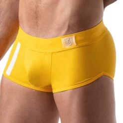 Boxer De Bain XL Push Up TOF PARIS TOF118J 9 Boxer De Bain XL Push Up TOF PARIS TOF118J -Boutique De Lingerie boxerbain tof TOF118J jaune 4